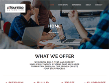 Tablet Screenshot of fourstep-auto.com